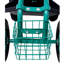 Siège de chariot de jardin avec roues et plateau à outils Rolling Garden-108128327
