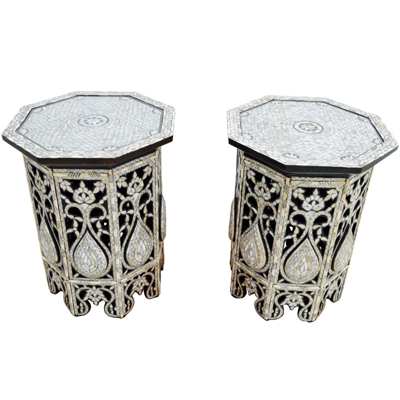 Andalusian Glass End Table