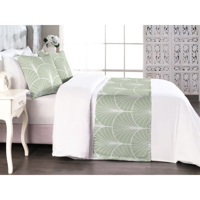 Satin Bed Runner Set