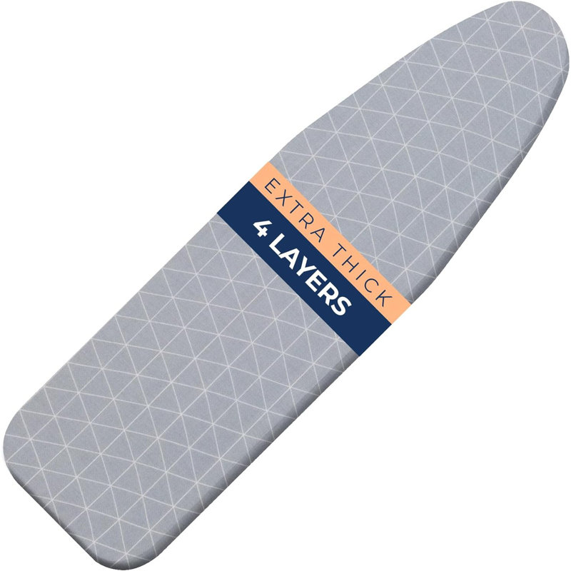 12 x 30 Tabletop Ironing Board Cover with Elasticized Edges, Fits Small, Table Top and Mini Boards