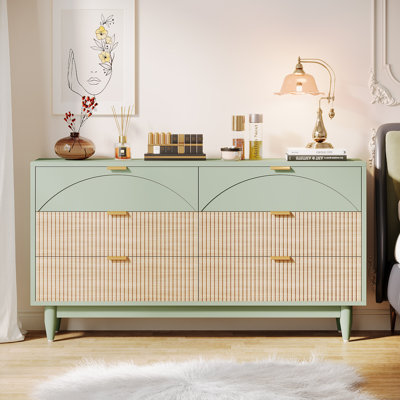 Commode décorative 6 tiroirs Isidro