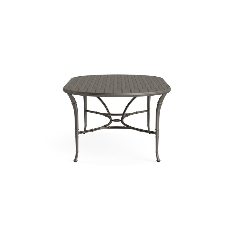 Calcutta Outdoor Oval Dining Table, Mica