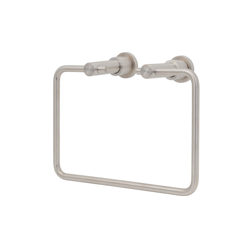 Minimal Towel Ring, Brushed Stainless Steel