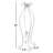 Hideaway Weather Resistant Metal Animals Gazing Ball Stand