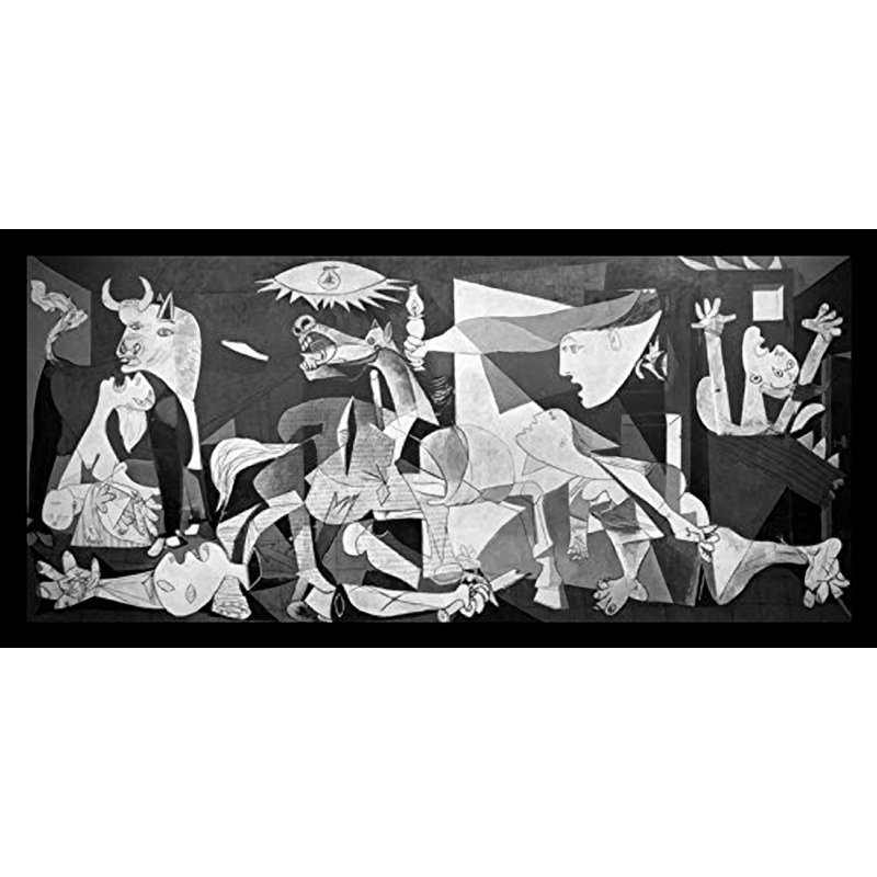 " Guernica " by Pablo Picasso, 10.5" H x 20.5" W x 1.25" D