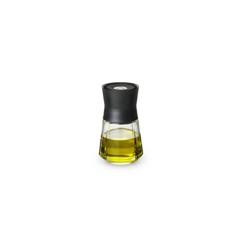 Grand Cru Dressing Shaker, Clear/Black, 8.5 Oz