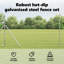 Galvanised Steel Fence Panels-137778931