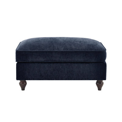 Repose-pieds en chenille - bleu