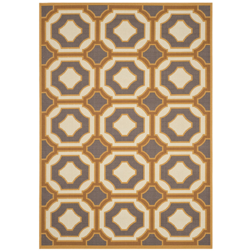 Engelbert Performance Geometric Rug, Rectangle 4' x 6'