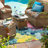 SUNSHINE Multicolored Bubbles Design Performance Outdoor Rugs Green/Multi Pink/Yellow-83453884