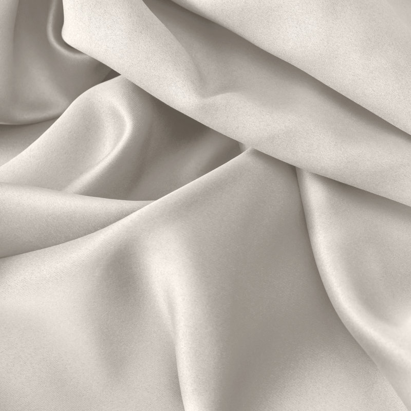 Ardelle Pure Blackout Premium Woven Yarns in a Thermal Rod Pocket w/ Backtabs Curtain Panel, Ivory, 56" W x 72" L
