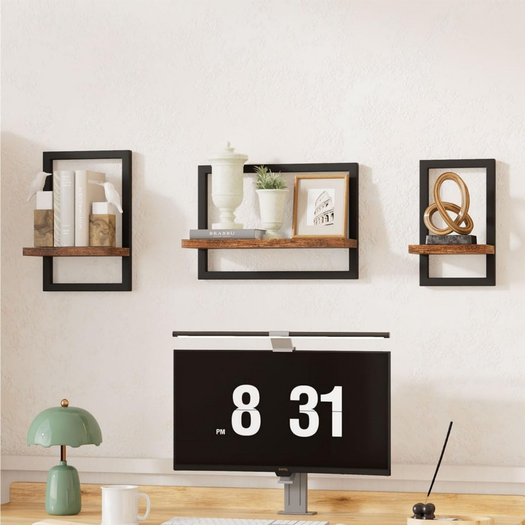 40cm W Metal Wall Mounted Shelving Unit
