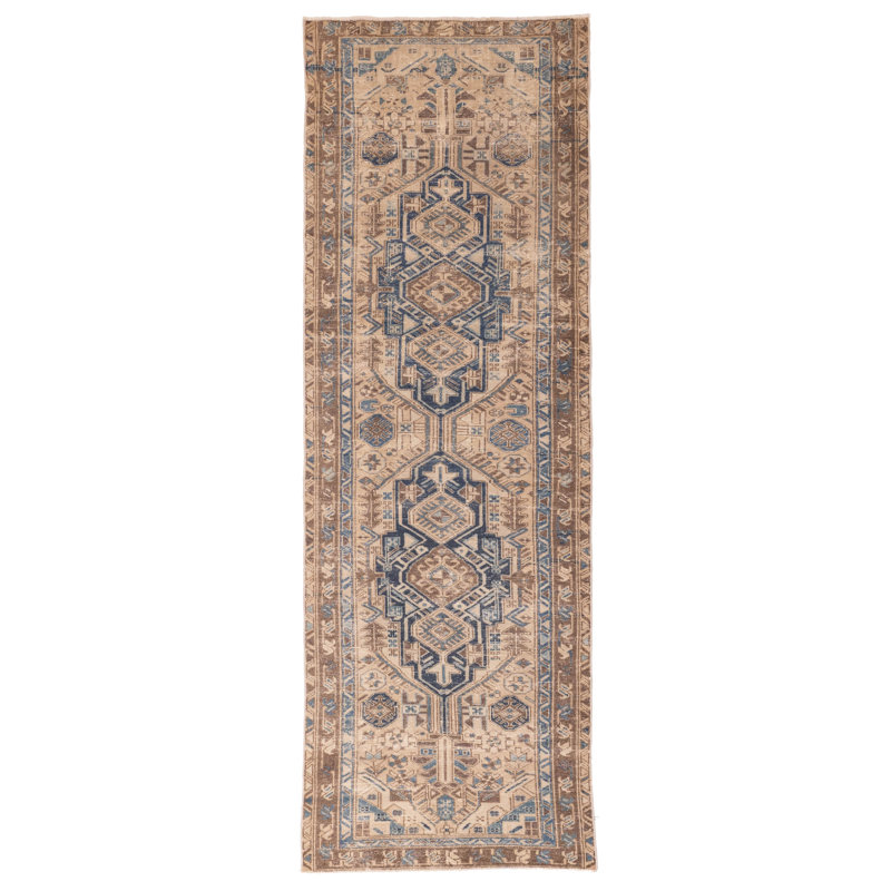 Tapis beige Antalya Vintage 3 pi 3 po x 10 pi 0 po