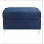 Repose-pieds bleu rectangulaire-1667741137