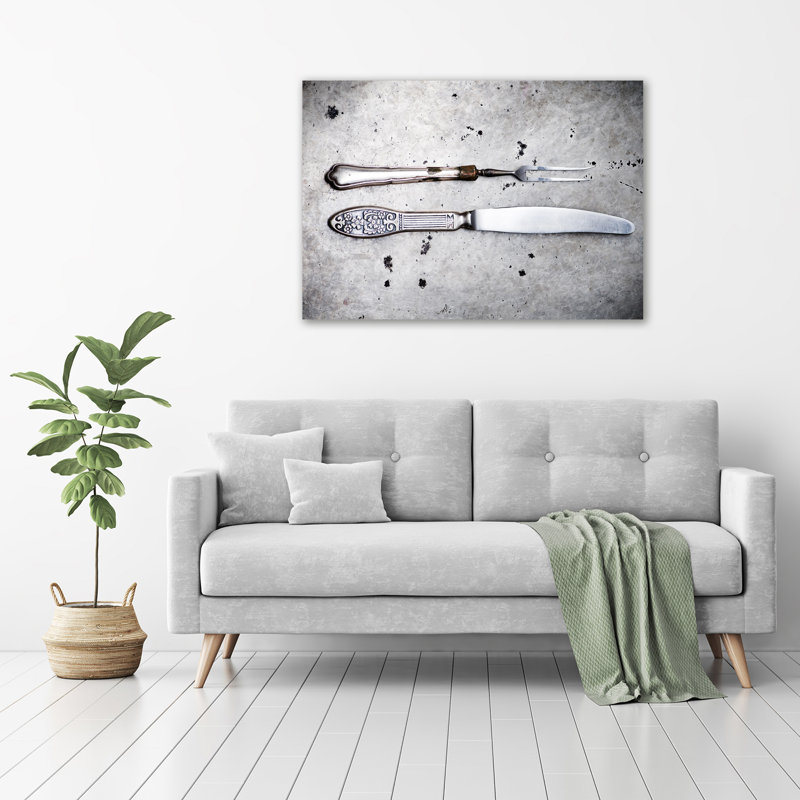 Cutlery - No Frame Print on Glass