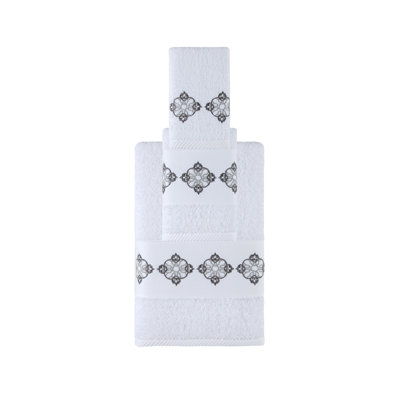 Dietlinde 3 Piece Turkish Cotton Towel Set -  Red Barrel Studio®, 06DB45AC26BC430FA845A61A9EE1557A
