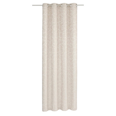 Siglerville Eyelet Curtain Single Panel, opaque