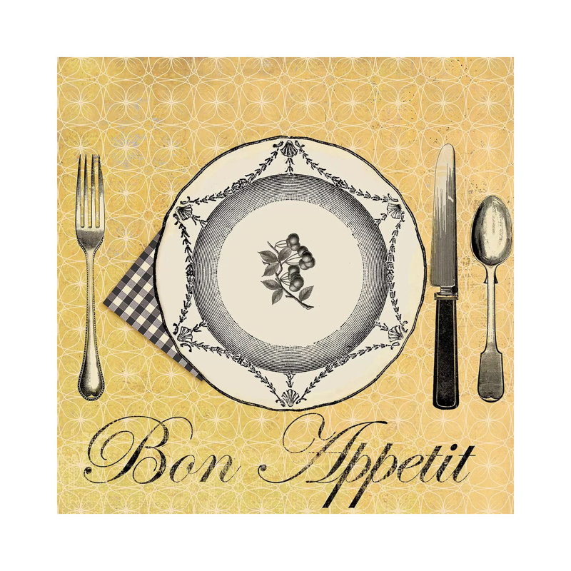 Bon Appetit by Aimee Wilson - Wrapped Canvas Print, 30.48 cm H x 30.48 cm W
