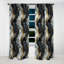 Gilded Gold And Black Luxe Marble Splendour - Abstract Marble Blackout Curtain - 1 Panels-107538963