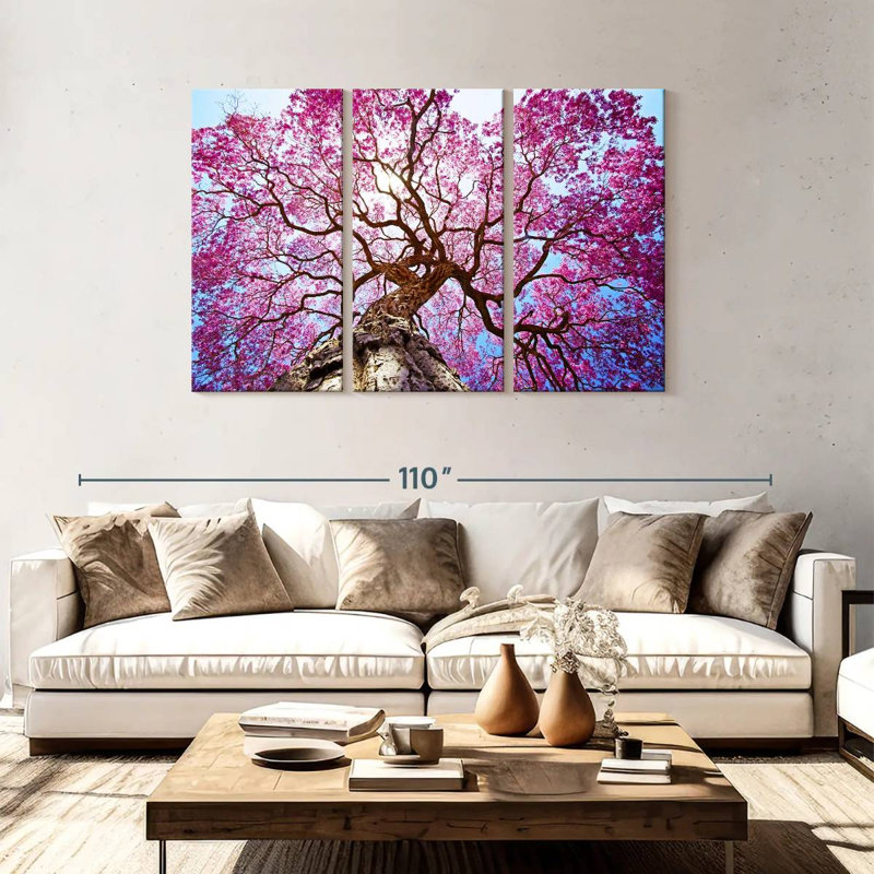 Harnek Pink Lapacho Tree, 48" H x 74" W