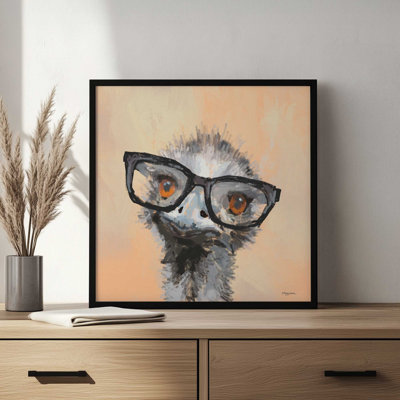 «Eccentric Emu» par Molly Mattin, reproduction d'art