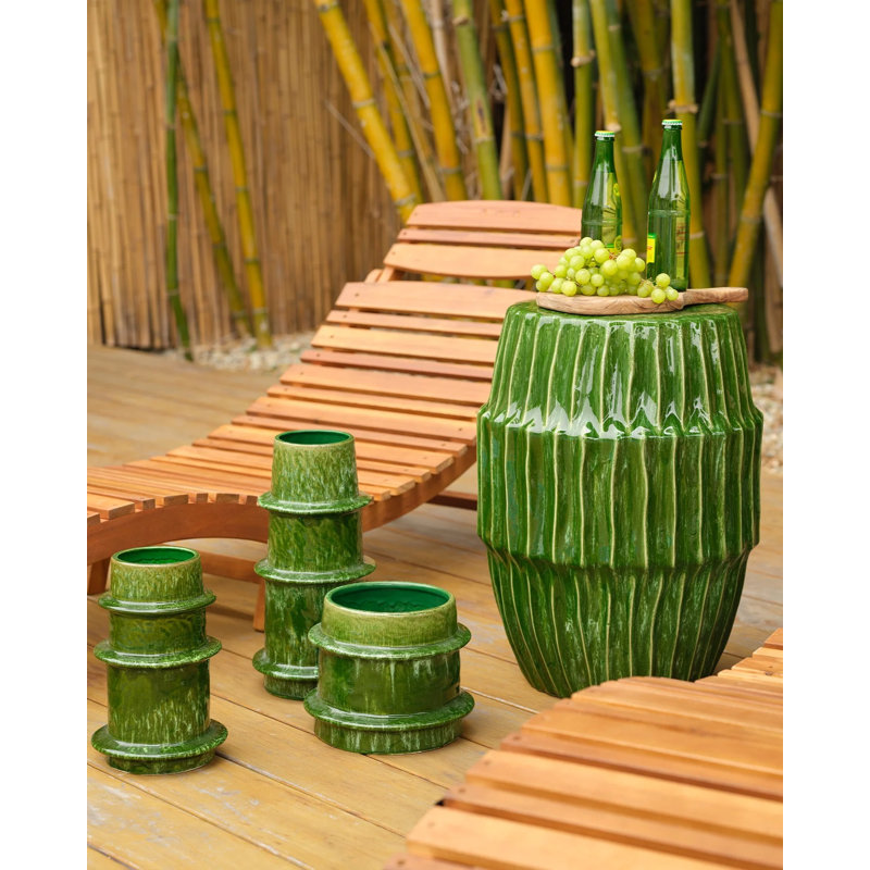 Algae End Table, Green