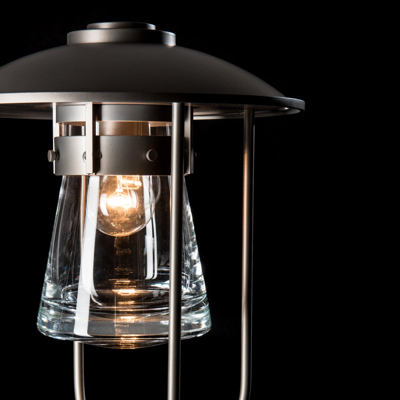 Tête de lanterne d'extérieur 1 lumière Erlenmeyer, Fumée noire côtière