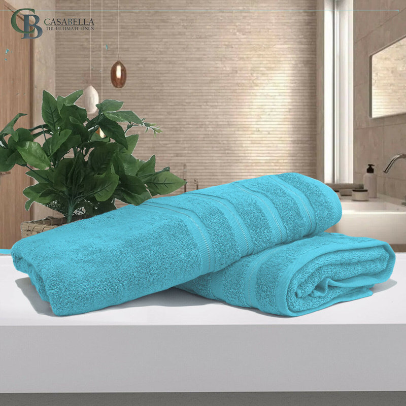 Casabella Luxury Jumbo Bath Sheet, Teal