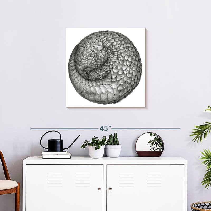 Boule de pangolin Brampt, H 24 po x l 24 po