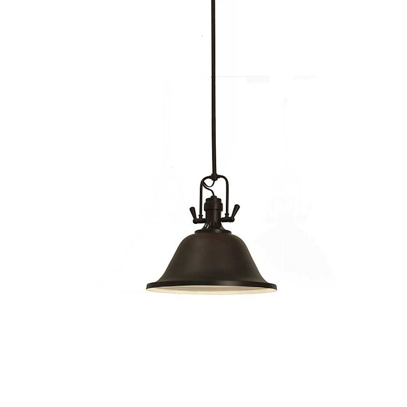 Luminaire suspendu 2 lumières cloche simple Kellems
