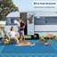 Grand tapis en plastique géométrique pour camping, porche, véhicule récréatif, réversible, imperméable-129890830-129890833