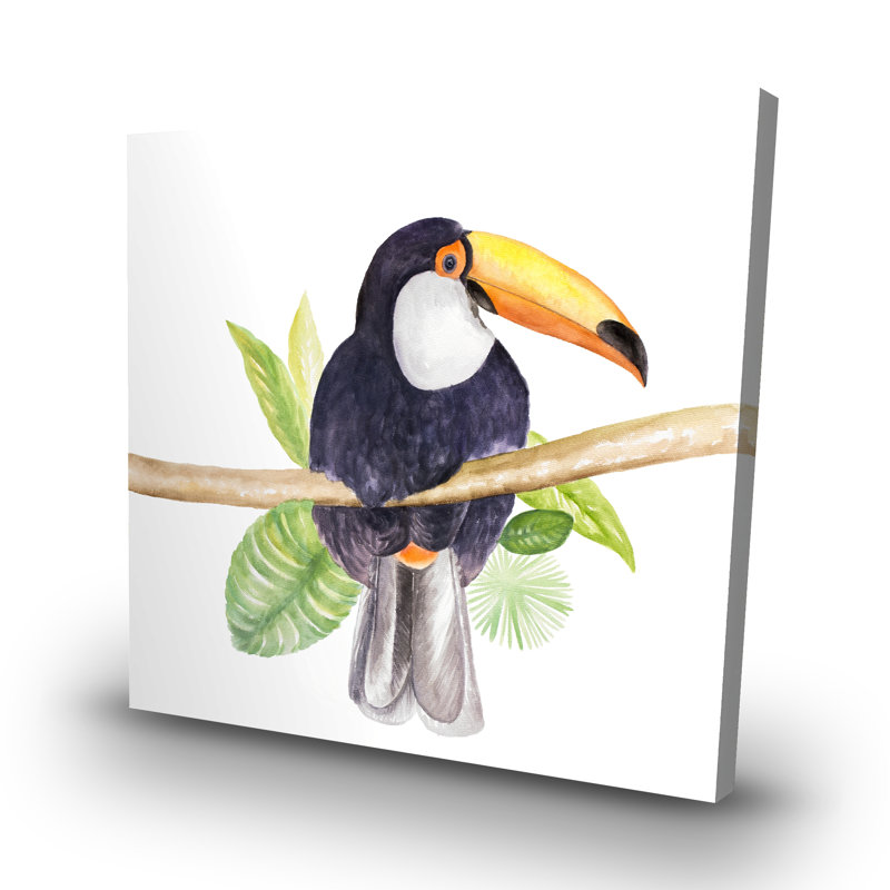 Toucan - 32"x32" art on canvas