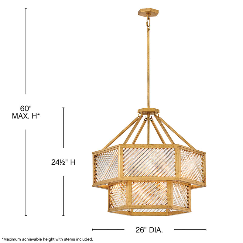 Sura 5 - Light Steel Chandelier by Lisa McDennon