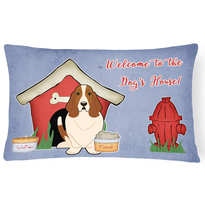 Coussin lombaire d’intérieur/extérieur rectangulaire pour chien house