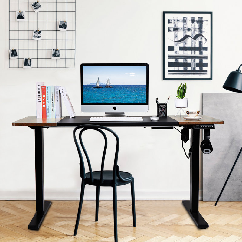 Huezo Adjustable Solid Wood Standing Desk