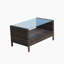 Emilene Glass Top Coffee Table