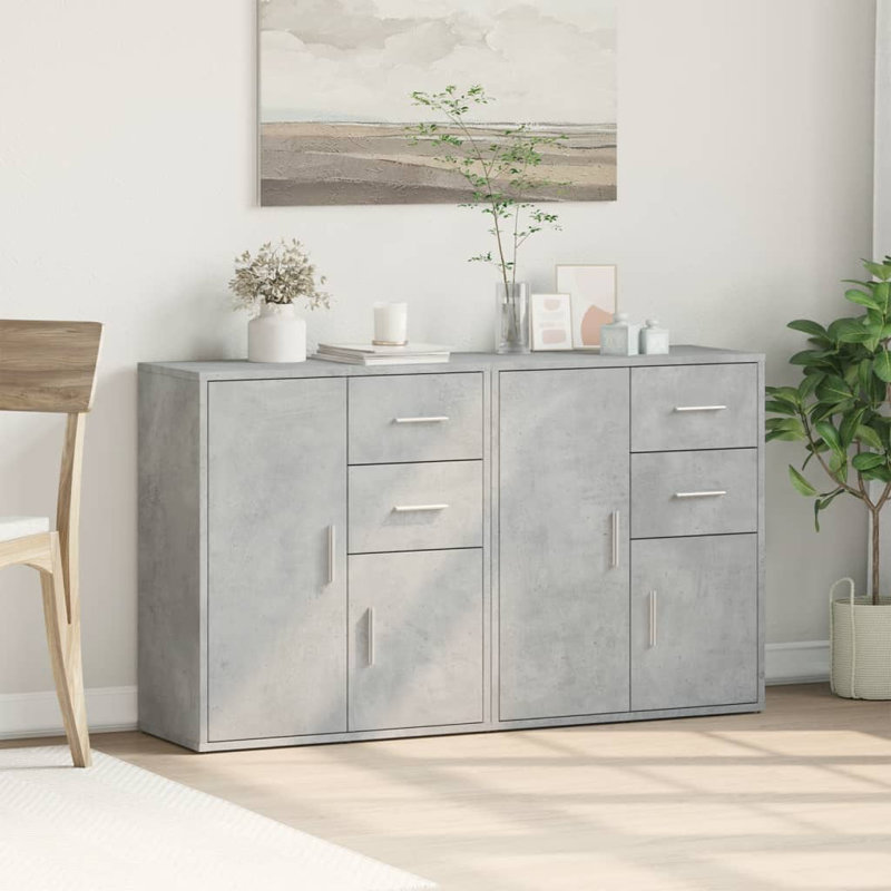 Thynes 60cm Sideboard, Concrete Grey
