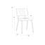 Chaise d'appoint rembourrée H 18 po Mihos-671034892