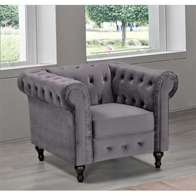 Shahan Upholstered Chesterfield Chair