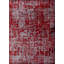 Rapture Red/Gray Abstract Luxury Area Rug-68861364