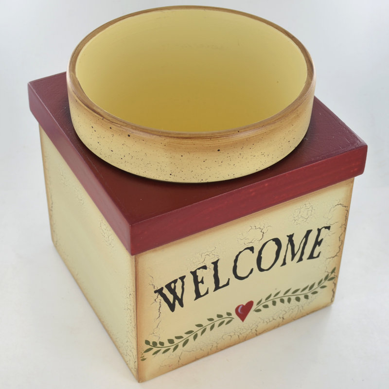 Buskirk Wood Pot Planter