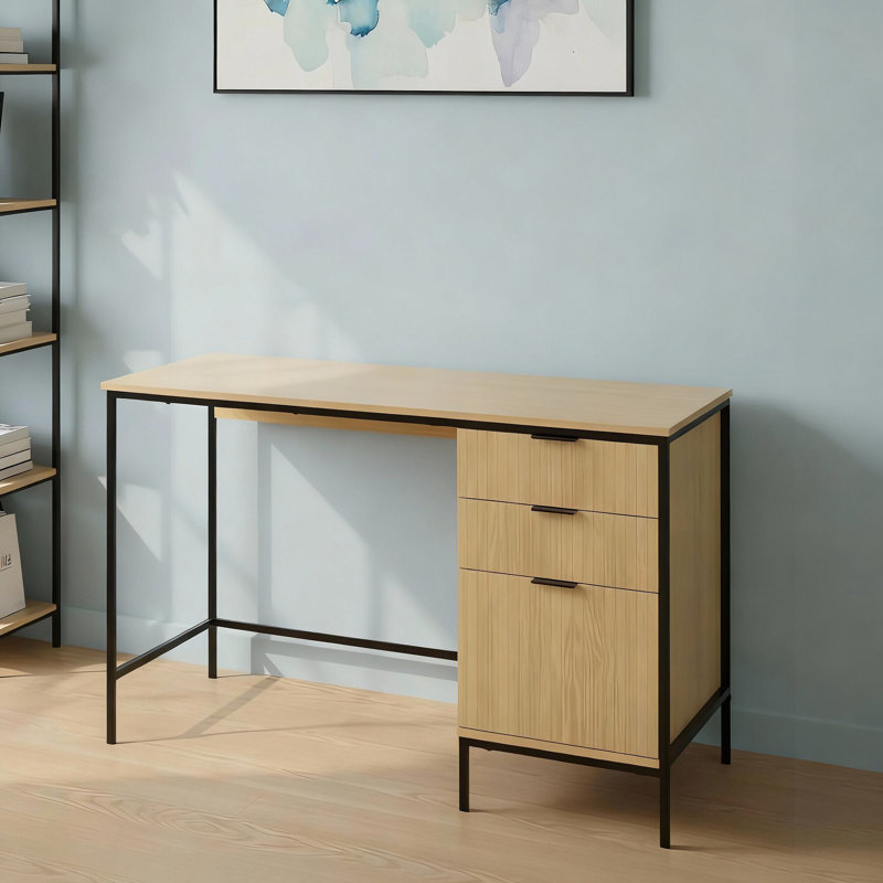 Metal Base Computer Desk