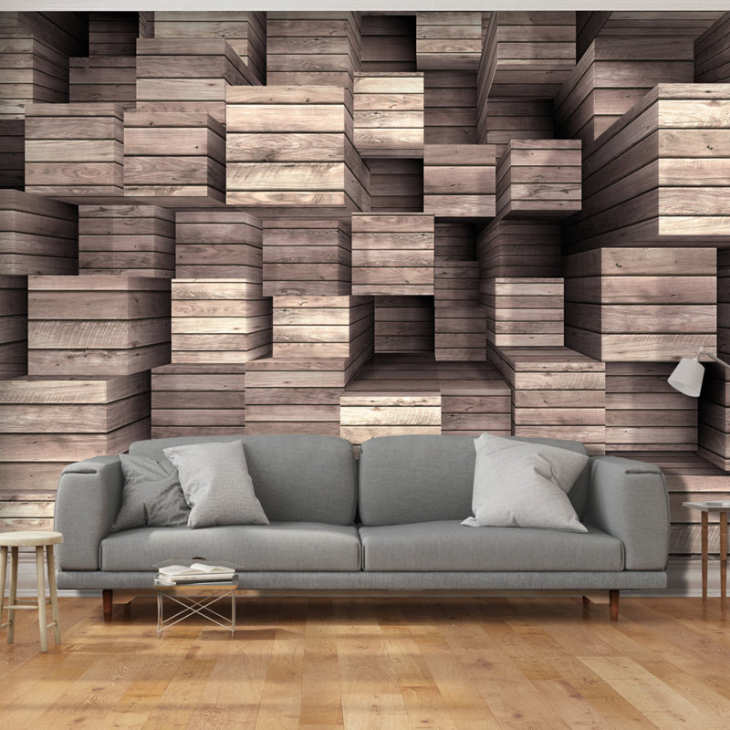 Wooden Finesse 2.1m x 300cm Wallpaper, 350 cm L x 245 cm W