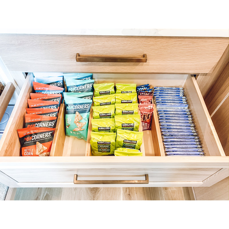 Adjustable 2 Piece Drawer Organizer Set