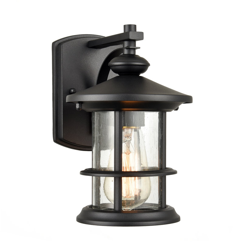 Verre bullé noir mat H 9,6 po Destany