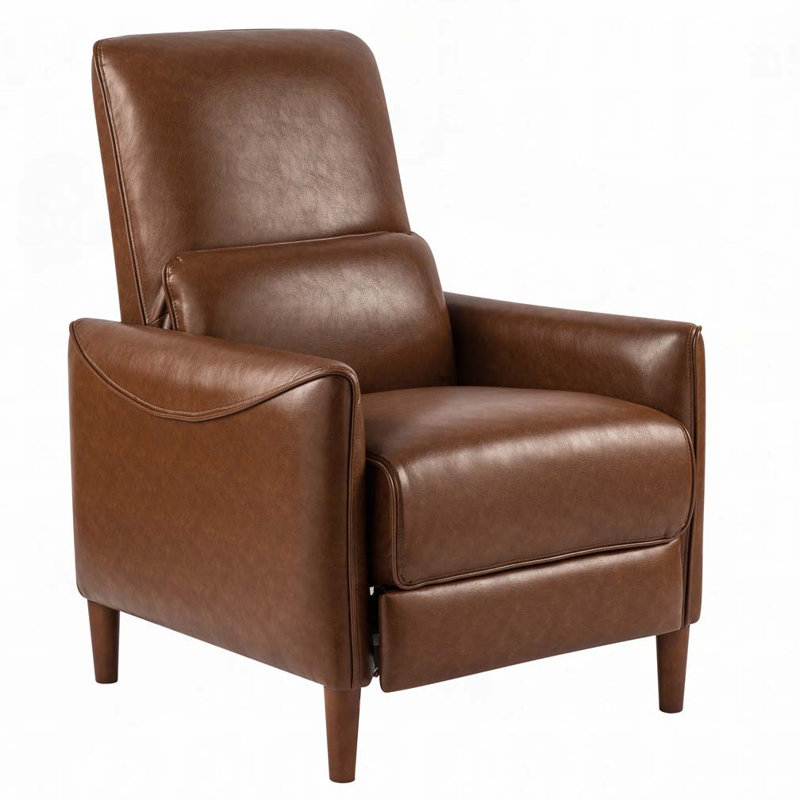 Wilkin Upholstery Push Recliner Chair, Cognac