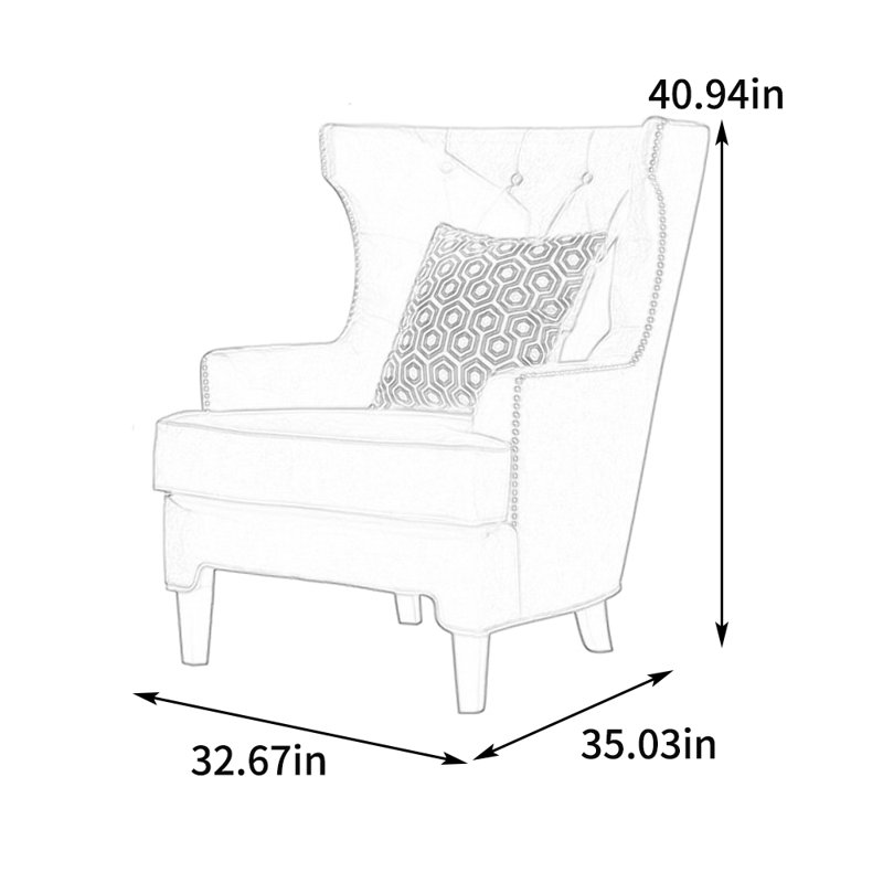 Fauteuil inclinable Rayyaan, Orange