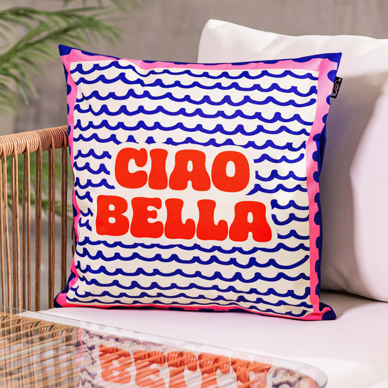 2 Pack Cushion 43x43cm, Bella Ciao