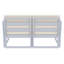 Causeuse d'extérieur Lane avec coussins Sunbrella-104229927-127462074
