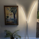 Wade Logan® Bilbey 85'' LED Arched Floor Lamp & Reviews | Wayfair